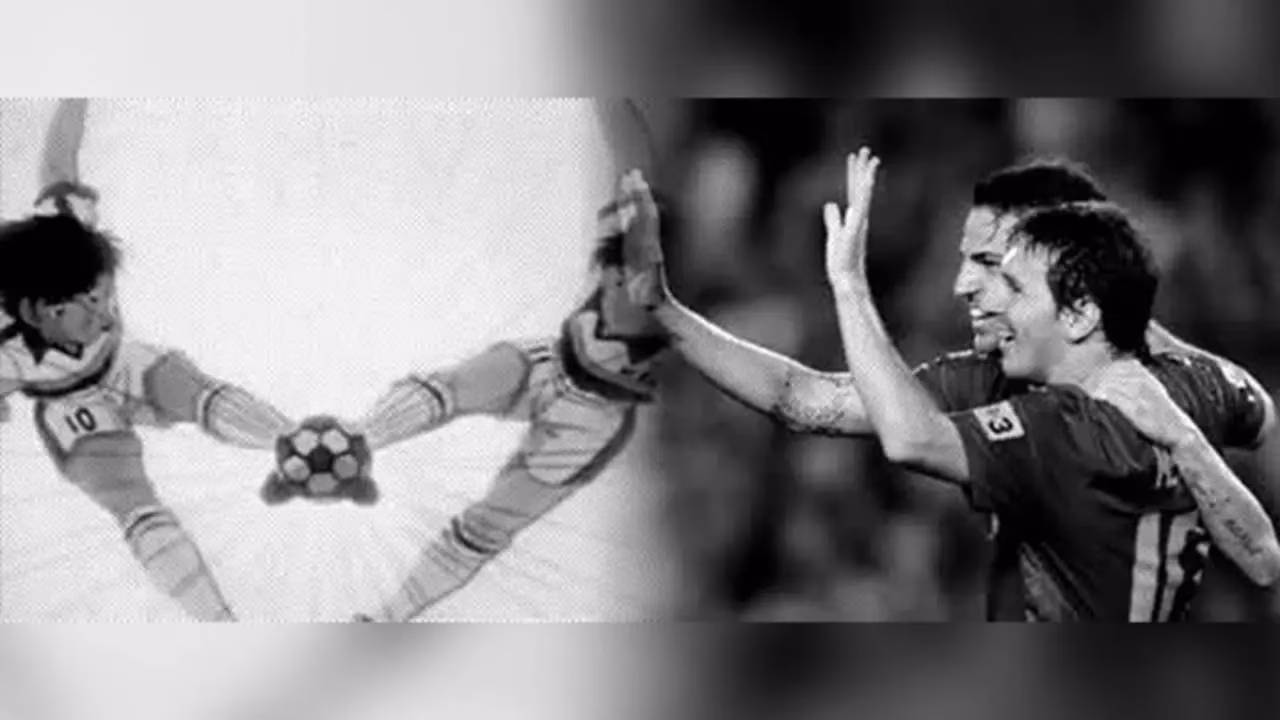 Antara Tsubasa-Misaki dan Fabregas-Messi