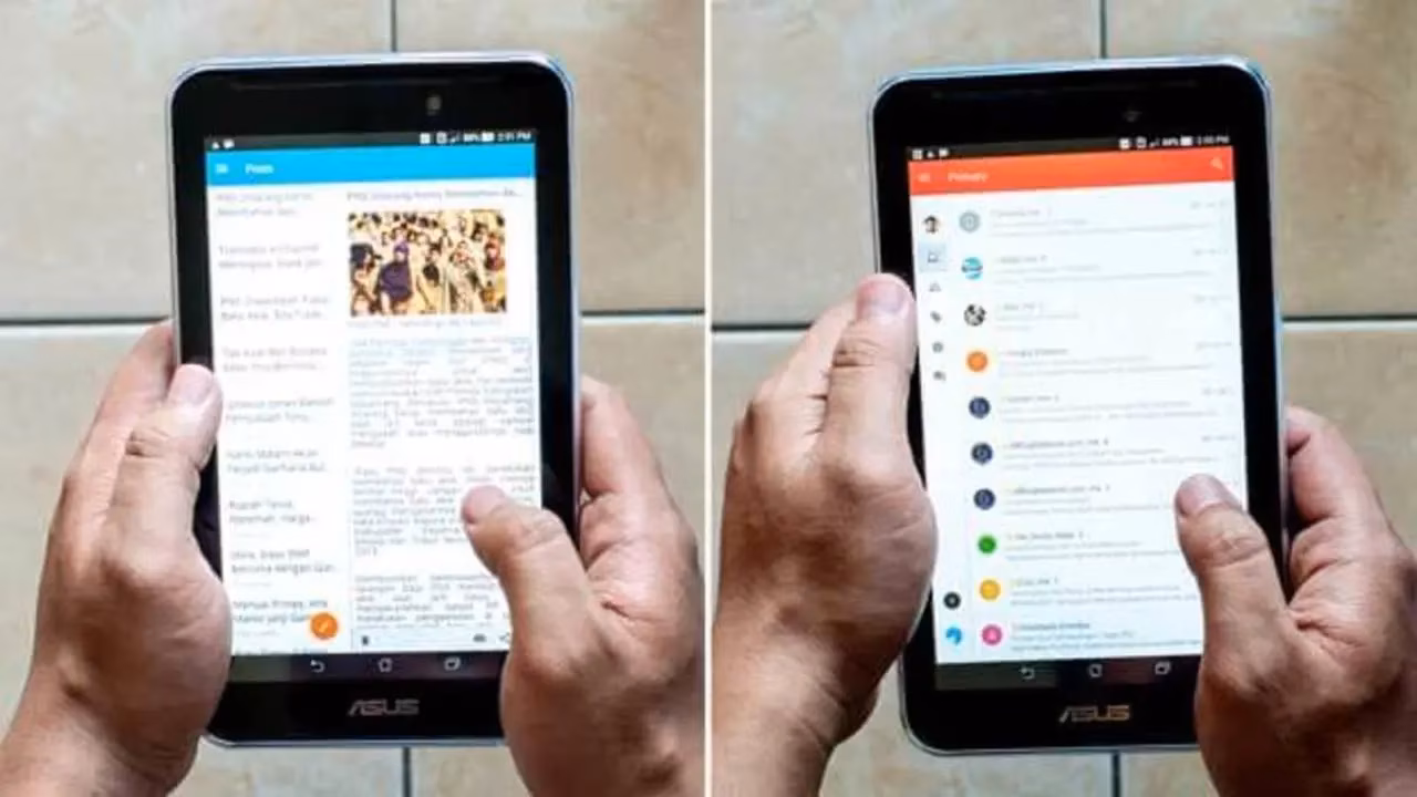 Aktivitas Blogging dengan FonePad 7