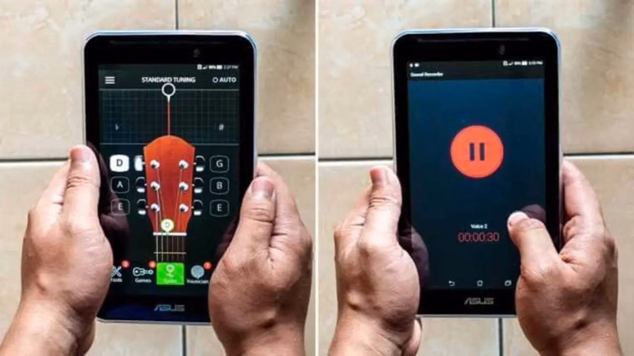Merekam Lagu dengan FonePad 7