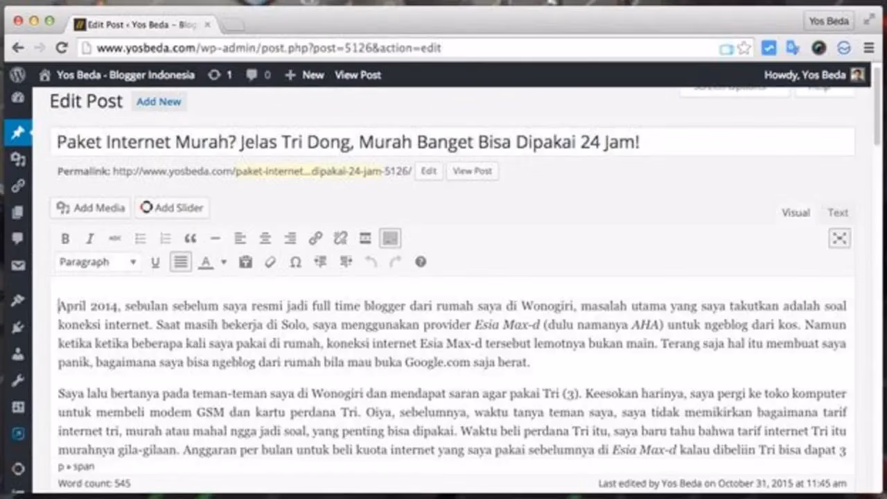 Mau Posting Tri Keren! :D